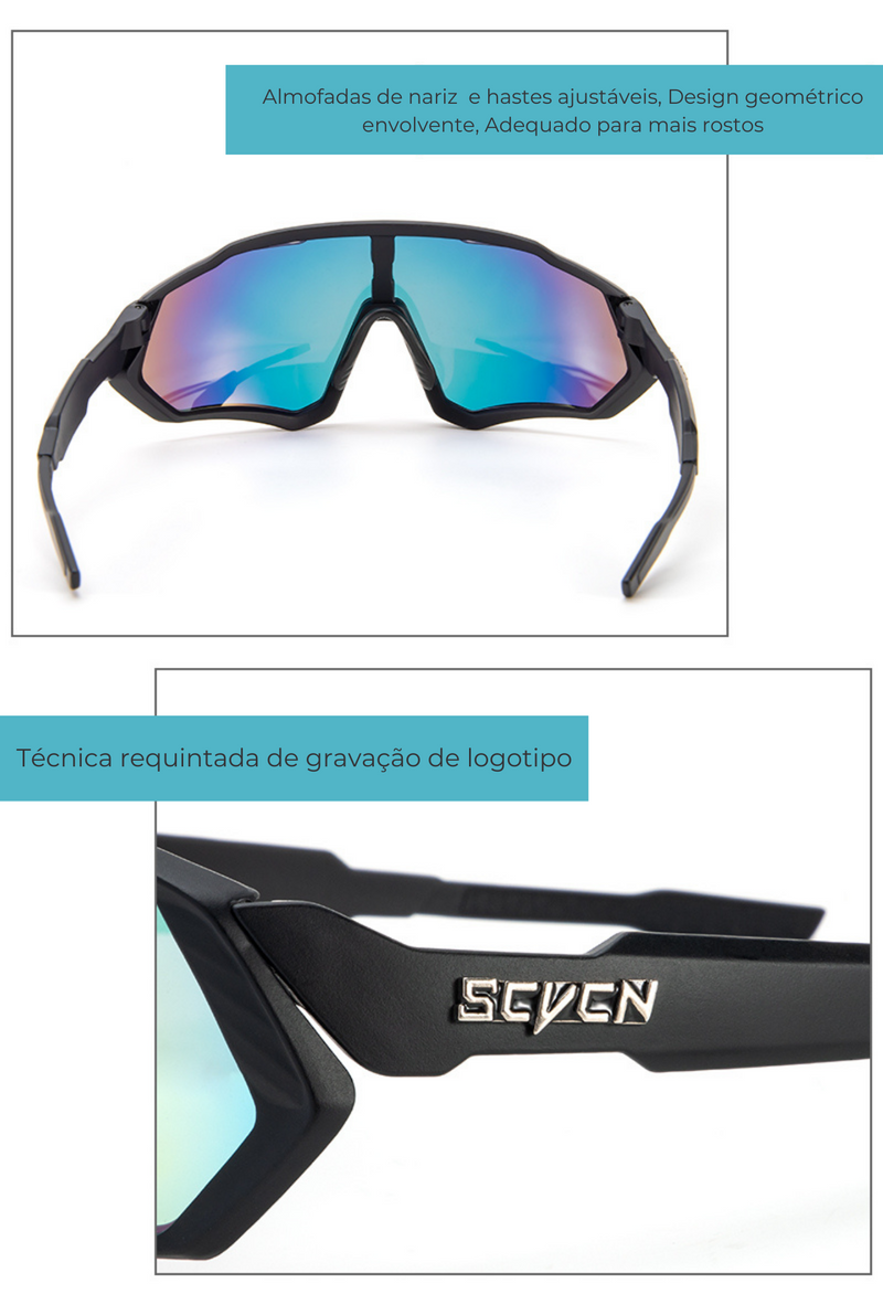 Óculos de Ciclismo Fotocromático Scvcn Modelo EspectroShade