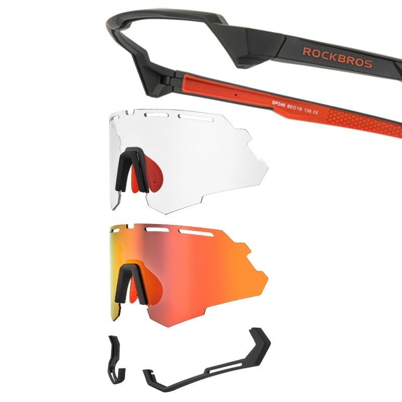 Óculos de Ciclismo 2 lentes Rockbros Modelo DoubleVision