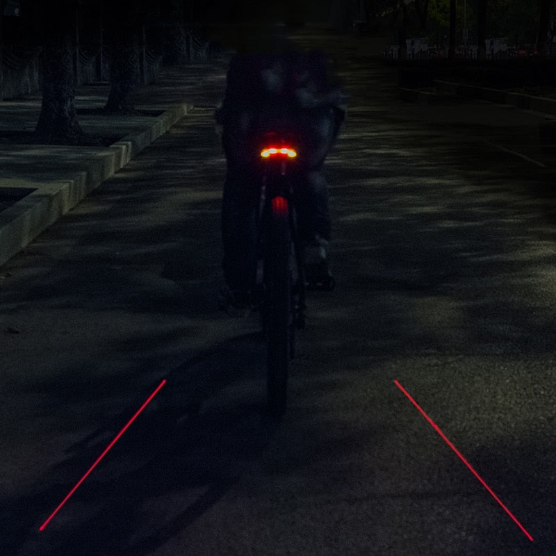 Lanterna Traseira com Indicação de Seta para Bike Rockbros Modelo SpinTurn