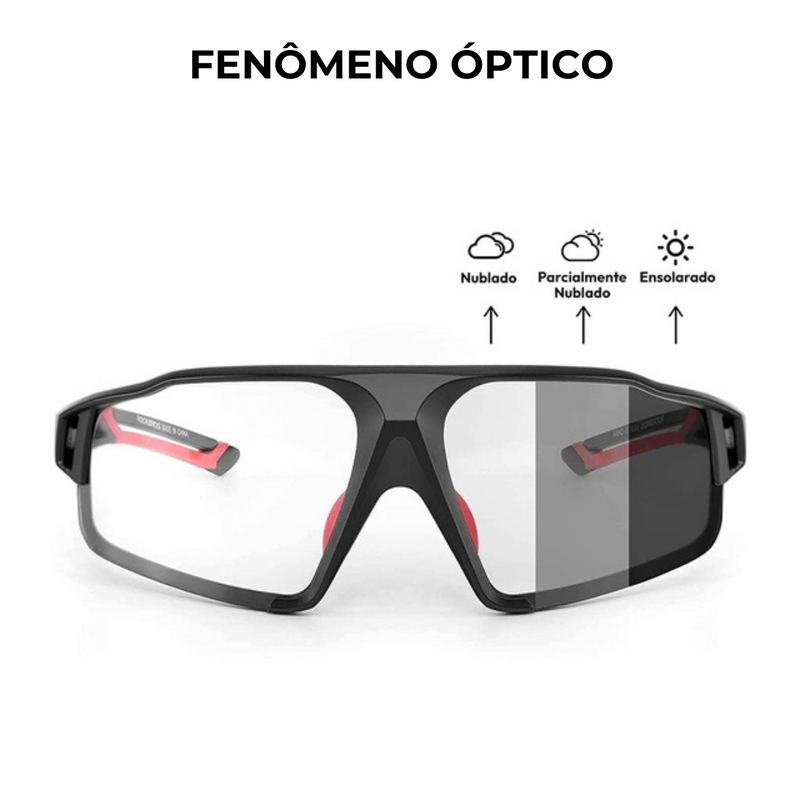 Óculos de Ciclismo Fotocromático Rockbros Modelo EspectroSolar