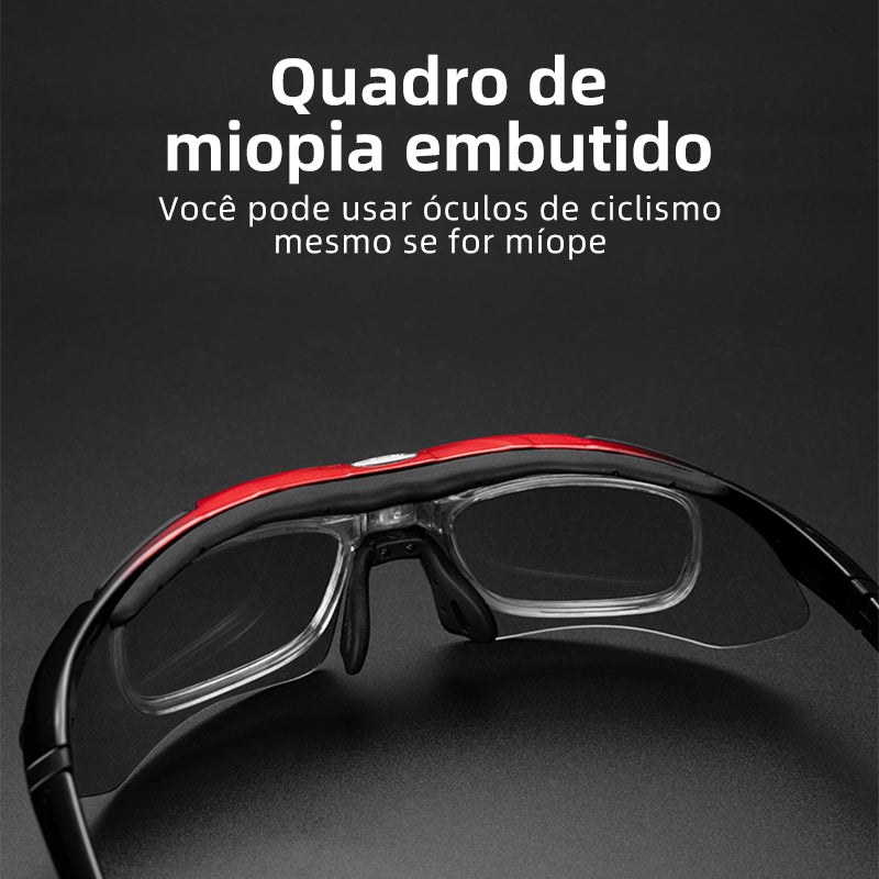 Óculos de Ciclismo Polarizado Rockbros Modelo PolarPro